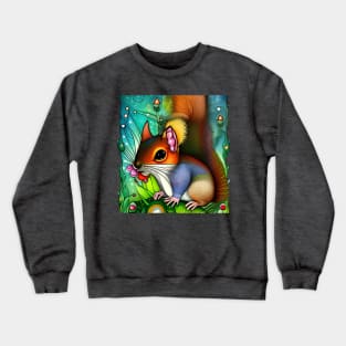 Cute Little Squirrel Crewneck Sweatshirt